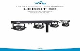 Led kit 4 projectors 3 led RGBW/FC LEDKIT 3C · 2016-05-16 · 4 CLASSE DI PROTEZIONE IP20 Il dispositivo è protetto contro la penetrazione di corpi solidi di dimensioni superiori
