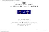 Ministero della Difesa GABINETTO DEL Difesa 2018.pdf la Direttiva del Ministero della Difesa - Gabinetto
