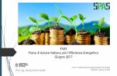 PAEE Piano d’Azione Italiano per l’Efficienza Energetica Giugno 2017associazionealternativa.it/it/wp-content/uploads/2018/08/... · 2018-08-29 · Piano d’Aazione Italiano per
