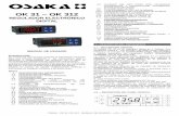 OK 31 OK 312 - Osaka Solutionsosakasolutions.com/wp-content/uploads/2012/11/MU_ES_OK...OSAKA - OK 31 | OK 312 - MANUAL DE USUARIO – v.2.0 – PAG. 3 programación podrá ser modificada