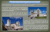 dell’esperienza Basilica di San Francesco ad Assisi · gotica francese del XII secolo le forme sono allungate ed eleganti, tonde come colonne ma non sono in relazione le une con