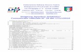 Stagione Sportiva 2016/2017 Comunicato Ufficiale N° 18 del ... · Com. Uff. N° 18 Stag. Sport. 2016/2017 del 17/11/16 Delegazione Provinciale di Como 1 Federazione Italiana Giuoco