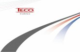 Cables - Teco S.p.a · TE.CO. Esperienza e competenza al tuo servizio / TE.CO. experience and expertise at your service ... funzionamento in posa mobile per temperature fino a -40°C