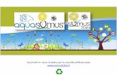 Sacchetti in carta riciclata per la raccolta differenziata … SUMUS.pdf · 2016-03-29 · La carta riciclata è conforme a specifiche norme UNI e garantisce notevole resistenza ai