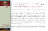 ORDINANZA DEL SINDACO - Caramanico Terme · ORDINANZA DEL SINDACO N. 18 del 13/07/2018 Prot. n. 4609 Ripulitura delle sterpaglie nei terreni adiacenti ad aree pubbliche e a ridosso