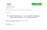 Fundraising e crowdfunding: due banche a confronto · 2016-08-26 · valorizzazione del patrimonio culturale, sport e ricreazione, relazioni e rappresentanze sindacali, cooperazione