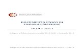 DOCUMENTO UNICO DI PROGRAMMAZIONE 2019 – 2021 trasparente... · 1 Vedi “Regolamento di Contabilità” di ASP Città di Bologna, approvato con deliberazione di Amministratore