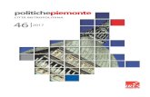 CITTÀ METROPOLITANA 46 - Politiche Piemonte · 2018-05-04 · 21 La Città Metropolitana di Torino e le zone omogenee: la dimensione territoriale della competitività . di Ludovica