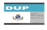Nota di aggiornamento del DUP 2017-2019 - San Stino di Livenza · DUP Documento Unico di Programmazione 2017-2019 Principio contabile applicato alla programmazione Allegato 4/1 al