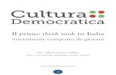 Il primo think tank in Italia - Luiss Guido Carli · Il think tank Cultura Democratica ha sviluppato un’innovativa APP gratuitamente scaricabile dagli Store di Apple, Android e