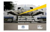 EY – Transaction Advisory Services - Valuation & Business … conferimento... · 2019-11-19 · EY – Transaction Advisory Services - Valuation & Business Modeling Team Metodologie