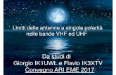 Presentazione convegno ARI EME Italia 2017 convegno ARI E… · 2013 - primi studi su Faraday. Dove trovare i dati. Nasce il ns. foglio Excel in 2 m 2014 2014 – Ampliato, al convegno