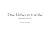 Giovani e politica - e   Giovani, istituzioni e politica Indagini Iard (1983-2004) Giuliano