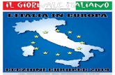 L'ITALIA IN EUROPAPag. 2 144/2019 Il iornale Italiano de España apolitico e gratuito è anche online. iene distribuito in mbasciata; nel Consolato di Madrid e Barcellona, Camere di