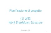 Pianificazione di progetto (1) WBS Work Breakdown Structure · Project Management. 8. 14/12/2018 11:12. Tecniche di programmazione: di tipo reticolare. Tecniche basate sulla teoria