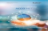 Sistema di controllo accessi ACCO NET - Satel · Software evoluto • Il software ACCO Server gestisce la comunicazione con un numero ... è necessario selezionare un terminale dotato