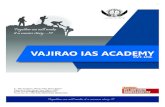 Vajirao brochure · 2019-11-25 · VAJIRAO IAS ACADEMY IAS/IPS/IFS/PCS Our Result in IAS 2016 Selected Condidates Mentored of facultis of Vajirao Ezaz Ahmed Kuldeep Singh Uttam Ku.Biswal