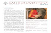 San Bonaventura - SeraphicumFrANCESCANO pag. 27 ANNO IV - Nº 44 informa 1 In questo numero: 2 Editoriale ... costituiscono il sentiero più agevole per tentare un’immediata risalita