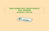 Bilancio sociale 2018 - Antinia sociale... · 2019-10-21 · Politica per la Salute, Sicurezza, Qualità, Ambiente e Responsabilità Sociale La Antinia S.r.L. in considerazione del