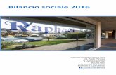 Bilancio sociale 2016 - Ambulatori Raphaelambulatoriraphael.it/.../uploads/Bilancio-sociale-2016.pdfBilancio sociale 2016 Raccolta ed elaborazione dati: ing. Paolo Percassi, dr. Vittorio