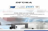 PON PER LA SCUOLA - OPTIKA SCIENCE€¦ · processo della distillazione. Il sistema di raffreddamento (cod. 5545) non fa parte della dotazione. L3201 Bilancia elettronica Portata