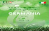 Il mercato dei prodotti Agroalimentari Biologici in GERMANIA · Ufficio di Berlino. Nota Settoriale . Il mercato tedesco dei prodotti biologici . Berlino, agosto 2017 . Nota redatta