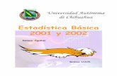 Estadística Básica 2001 y 2002webutils.uach.mx/planeacion/docs/est_alumnos_2002.pdf · 2 2 Técnico Superior Universitario en Prod. y Comercialización Hortícola 3 3 100 Sub total