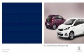 ACCESSORI NUOVA PEUGEOT 108 · Gli accessori multimediali Peugeot vi semplificano gli spostamenti e vi consentono di restare in contatto con l’esterno. 1 Supporto per navigatore
