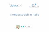 I media sociali in Italia - Chiesa di Milano...milioni i tweet lanciati in rete, di cui: - il 26% contiene un link - il 19% è un retweet - il 26% un hashtag - il 5% è geolocalizzato.
