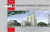 BAUKAMMER BERLINcb-verlag.de/wp-content/uploads/2010/12/BK-01-2011-Internet.pdf · Zoofenster Berlin Innovative Baugrubenwandabstützungen Fundmunition und deren Gefährdungspotential