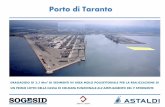Porto di Taranto - RemTech Expo · porto di taranto dragaggio di 2,3 mm3 di sedimenti in area molo polisettoriale per la realizzazione di un primo lotto della cassa di colmata funzionale