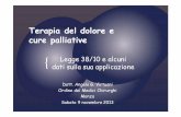 Terapia del dolore e cure palliative - OMCeOomceomb.it/.../2013_Nov09_TerDolore_Virtuani_Lg38.pdf · alla terapia del dolore Legge N.38 del 15/03/2010 - G.U. n. 65 del 19/03/2010