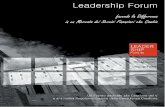 con il sostegno di€¦ · Si chiama Leadership Forum perché permette ai consulenti sul territorio di ascoltare le opinioni e le strategie di crescita dei leaders delle aziende che