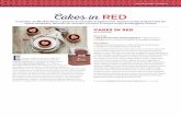 Cakes in RED - Molini Spigadoro · per ottenere la farina che, insieme alla farina tipo 1 e al concentrato di barbabietola in polvere, è in grado di stimolare la fantasia di chef