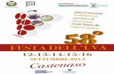nuovi arrivi · nuovi arrivi. 58° Festa dell'Uva 3 Ecco la 58ma FEsta dEll'Uva - anno 2013 L’Associazione di promozione sociale Pro Loco di Castenaso organizza, per il sesto anno,