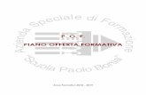 P. O. F. PIANO OFFERTA FORMATIVA - Scuola Borsascuola-borsa.it/wp-content/uploads/2019/03/POF... · AZIENDA SPECIALE DI FORMAZIONE Pagina 2/36 “Scuola Paolo Borsa” Rev.6 – 13/12/2018