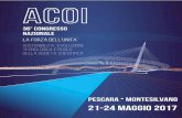 Pescara montesilvano 21-24 maggio 2017 - ACOI...21-24 maggio 2017 - 2 - - 3 - - 4 - Domenica 21 maggio 2017 Sala PARCHI Le Coleisti “diffiili” (Sessione Video) Moderatori: Mario