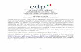 SUPPLEMENTO AL DOCUMENTO DI REGISTRAZIONE€¦ · Italiano e connessi all'esposizione di CDP al debito sovrano" e il Paragrafo 4.12 "Rischi connessi con la crisi economico-finanziaria