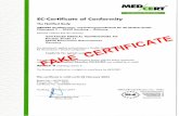 FAKE CERTIFICATE - MEDCERT ist Spezialist f£¼r die ... FAKE CERTIFICATE. MED Certification. Medical