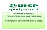 Informativa e indizione campionati giovanili Uisp€¦ · progetto sportivo nell’am ito della Pallavolo per il settore giovanile. Siamo lieti di organizzare un campionato under