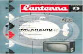 antenna 1958_09.pdf · CASCON: TOLWORTH' GATE . I TRAS . eneratore monoscopio mod. FIERA DEL LEVANTE DI BARI - PADIGLIONI MOSTRA NAZ. RADIO T v DI MILANO - SALON - El-ETTRONICA STAND