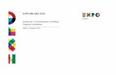 EXPO MILANO 2015 - Giulio Cavalli · EXPO MILANO 2015 Audizione V Commissione Consiliare Regione Lombardia Milano, 14 Giugno 2012