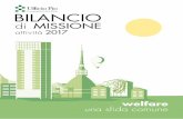 BILANCIO - ufficiopio.it · Amministrazione alle prese con la stesura del nuovo Programma plu - riennale per il triennio 2018-2020. In questo Bilancio di Missione si registrano attività