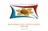 BILANCIO SOCIALE 2018 - luleonlus.it · Questo bilancio sociale racconta il diciasettesimo anno di vita della LULE SOCIETA ... degli immigrati – l° sezione A/704/2011/MI N° is.