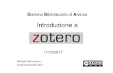 ZOTERO - presentazione [Read-Only]...ZOTERO - presentazione [Read-Only] [Compatibility Mode] Author 3904 Created Date 10/16/2017 4:57:01 PM ...