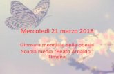 Giornata mondiale della poesiaiclimena.edu.it/wp-content/uploads/giornata-della-poesia... · 2018-03-25 · 1989, “Le Muse in Ghetto”, Padova, 1º premio e sigillo della ittà