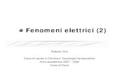 fenomeni elettrici 2 - Istituto Nazionale di Fisica …personalpages.to.infn.it/~masera/CTF/fenomeni_elettrici...Fenomeni elettrici (2) Corso di laurea in CTF Fisica - a.a. 2007/8