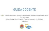 Presentazione standard di PowerPoint - Home - Siti di Unica · Microsoft Azure Università degli Studi di Cagliari ... nuovo laboratorio Comparirà una finestra in cui scegliere il