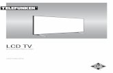 LCD TV - Conrad Electronic€¦ · Formati di File Video Supportati per la Modalità USB ... Si prega di annotare queste informazioni per ragioni di sicurezza. Strumentazione di Classe
