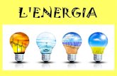 L'ENERGIA · Le forme di energia appaiono diverse, ma possono trasformarsi l'una nell'altra. Quando mangiamo le cellule del nostro corpo trasformano l'energia chimica dei cibi in